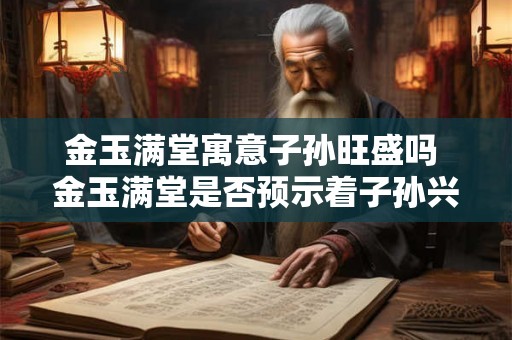 金玉满堂寓意子孙旺盛吗 金玉满堂是否预示着子孙兴旺 金玉满堂寓意子孙旺盛吗 金玉满堂是否预示着子孙兴旺