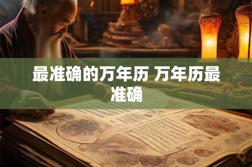最准确的万年历 万年历最准确