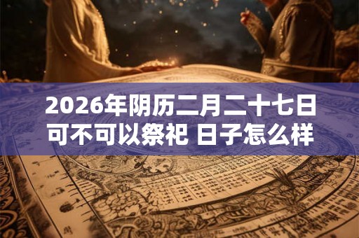 2026年阴历二月二十七日可不可以祭祀 日子怎么样 2026年阴历二月二十七日可不可以祭祀 日子怎么样