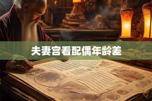 夫妻宫看配偶年龄差
