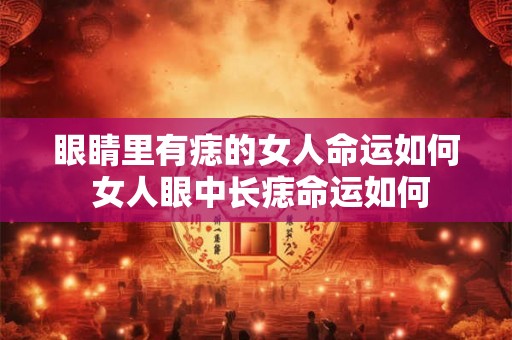 眼睛里有痣的女人命运如何 女人眼中长痣命运如何 眼睛里有痣的女人命运如何 女人眼中长痣命运如何