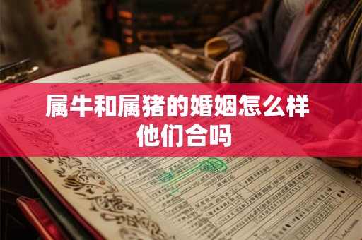 属牛和属猪的婚姻怎么样  他们合吗