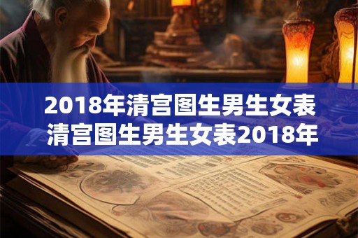 2018年清宫图生男生女表 清宫图生男生女表2018年版是否能准确预测胎儿性别