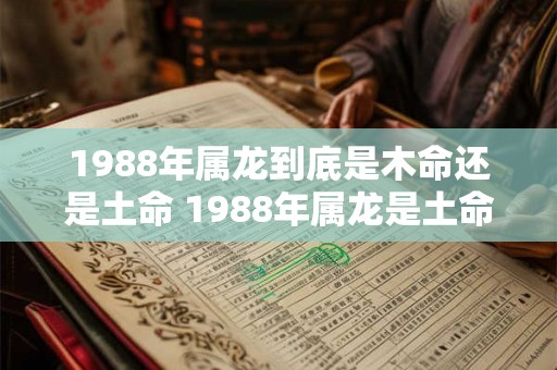 1988年属龙到底是木命还是土命 1988年属龙是土命还是木命