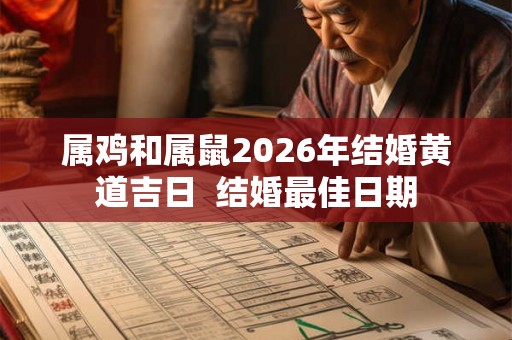 属鸡和属鼠2026年结婚黄道吉日 结婚最佳日期 属鸡和属鼠2026年结婚黄道吉日 结婚最佳日期