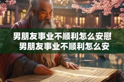 男朋友事业不顺利怎么安慰  男朋友事业不顺利怎么安慰