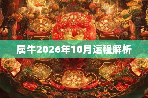 属牛2026年10月运程解析