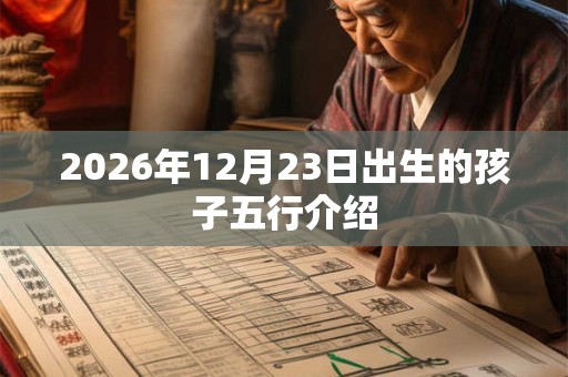 2026年12月23日出生的孩子五行介绍