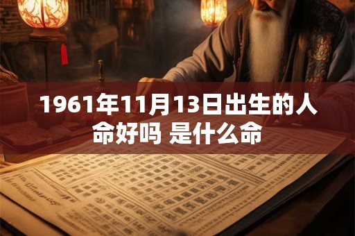1961年11月13日出生的人命好吗 是什么命