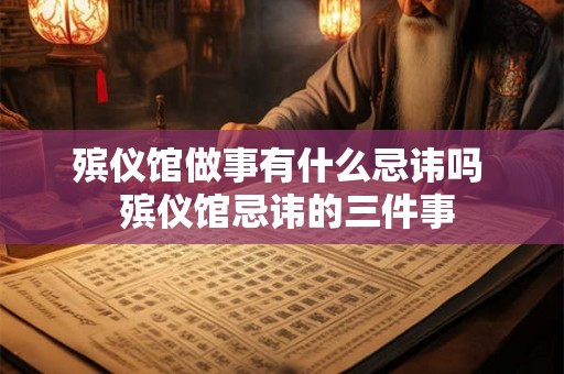 殡仪馆做事有什么忌讳吗  殡仪馆忌讳的三件事