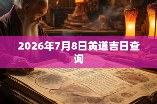 2026年7月8日黄道吉日查询