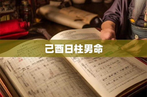 己酉日柱男命