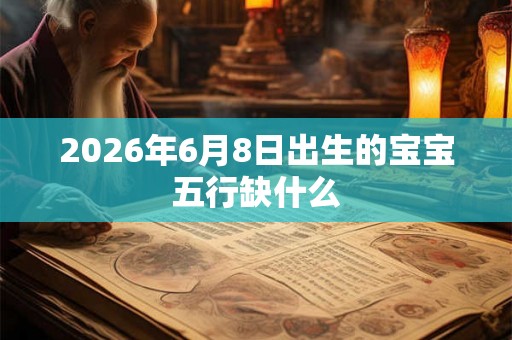 2026年6月8日出生的宝宝五行缺什么