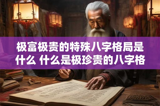 极富极贵的特殊八字格局是什么 什么是极珍贵的八字格局