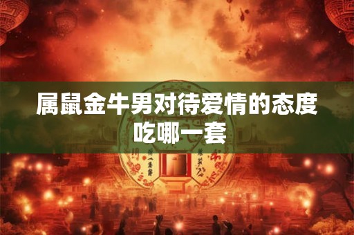 属鼠金牛男对待爱情的态度 吃哪一套