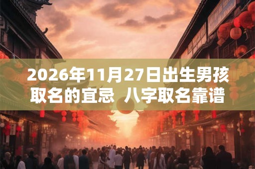 2026年11月27日出生男孩取名的宜忌  八字取名靠谱吗