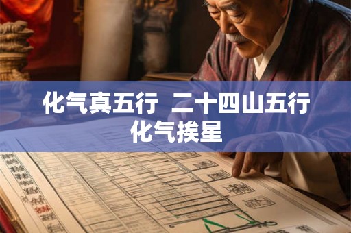 化气真五行 二十四山五行化气挨星 化气真五行 二十四山五行化气挨星