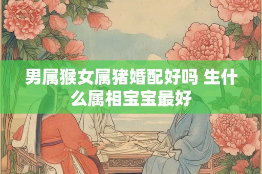 男属猴女属猪婚配好吗 生什么属相宝宝最好