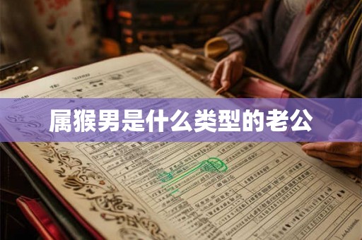 属猴男是什么类型的老公