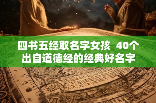 四书五经取名字女孩  40个出自道德经的经典好名字