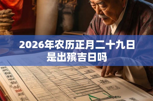 2026年农历正月二十九日是出殡吉日吗