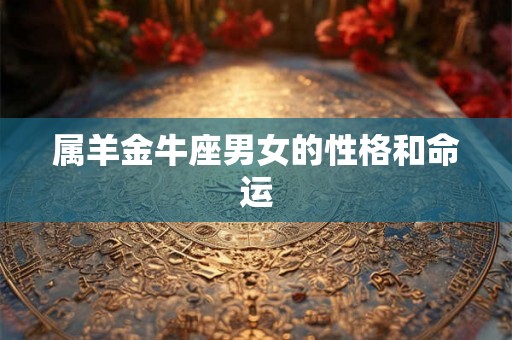 属羊金牛座男女的性格和命运