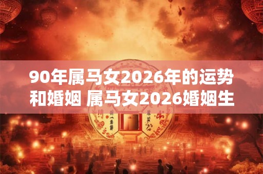 90年属马女2026年的运势和婚姻 属马女2026婚姻生活幸福吗