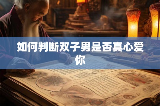 如何判断双子男是否真心爱你 如何判断双子男是否真心爱你