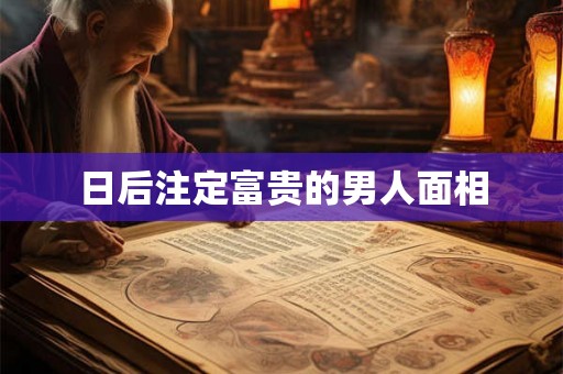 日后注定富贵的男人面相