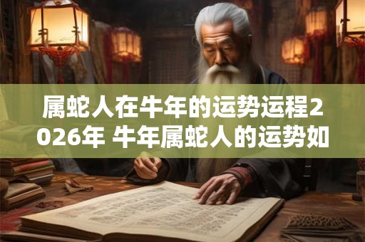 属蛇人在牛年的运势运程2026年 牛年属蛇人的运势如何 属蛇人在牛年的运势运程2026年 牛年属蛇人的运势如何