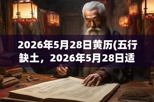 2026年5月28日黄历(五行缺土,2026年5月28日适宜装修房屋吗?) 2026年5月28日黄历(五行缺土,2026年5月28日适宜装修房屋吗?)