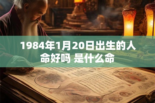 1984年1月20日出生的人命好吗 是什么命