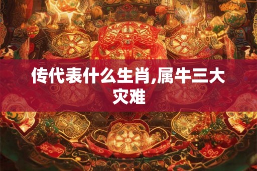 传代表什么生肖,属牛三大灾难