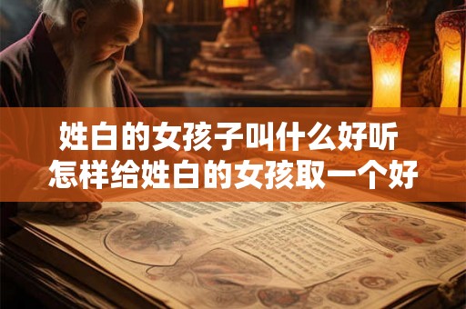 姓白的女孩子叫什么好听 怎样给姓白的女孩取一个好听的名字