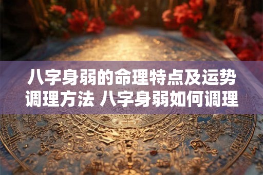 八字身弱的命理特点及运势调理方法 八字身弱如何调理