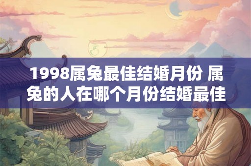 1998属兔最佳结婚月份 属兔的人在哪个月份结婚最佳