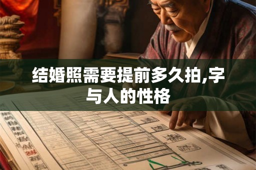 结婚照需要提前多久拍,字与人的性格