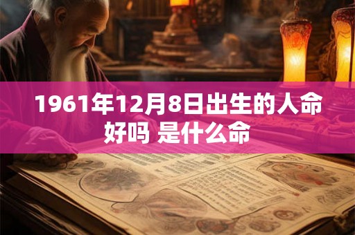 1961年12月8日出生的人命好吗 是什么命