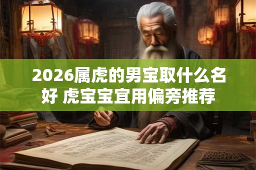 2026属虎的男宝取什么名好 虎宝宝宜用偏旁推荐 2026属虎的男宝取什么名好 虎宝宝宜用偏旁推荐