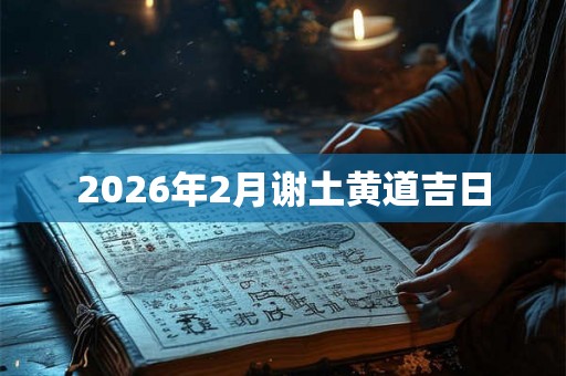 2026年2月谢土黄道吉日