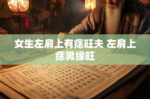 女生左肩上有痣旺夫 左肩上痣男缘旺