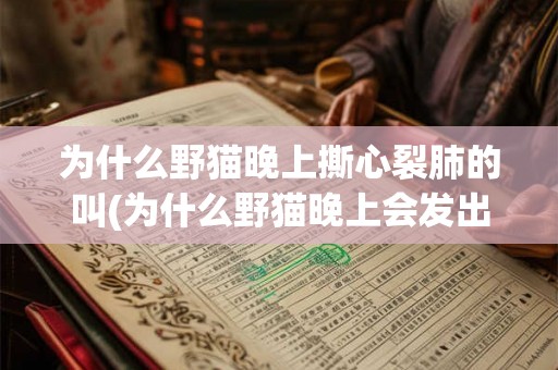 为什么野猫晚上撕心裂肺的叫(为什么野猫晚上会发出撕心裂肺的叫声？)