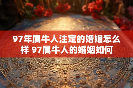 97年属牛人注定的婚姻怎么样 97属牛人的婚姻如何