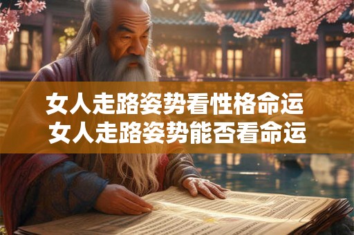 女人走路姿势看性格命运 女人走路姿势能否看命运