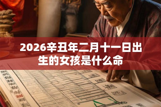 2026辛丑年二月十一日出生的女孩是什么命