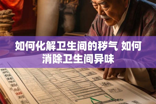 如何化解卫生间的秽气 如何消除卫生间异味
