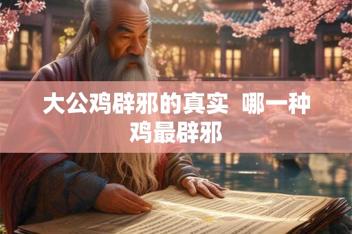 大公鸡辟邪的真实 哪一种鸡最辟邪 大公鸡辟邪的真实 哪一种鸡最辟邪