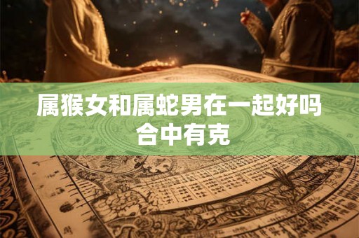属猴女和属蛇男在一起好吗 合中有克