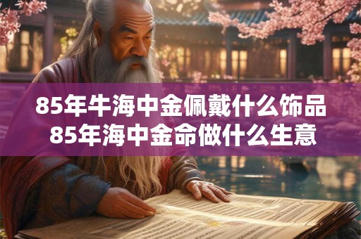 85年牛海中金佩戴什么饰品 85年海中金命做什么生意最旺 85年牛海中金佩戴什么饰品 85年海中金命做什么生意最旺