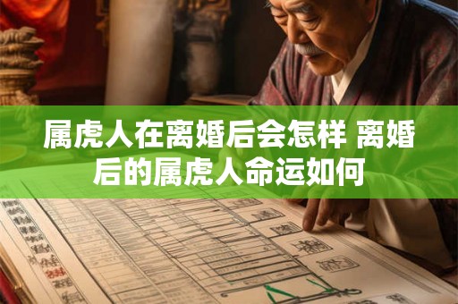属虎人在离婚后会怎样 离婚后的属虎人命运如何